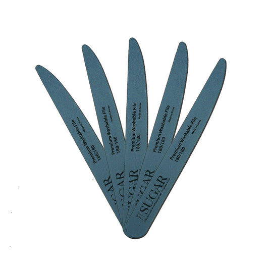 5pcs of washable Double Side Knife 180/180 nail file from Skynailbysugar