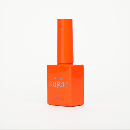 Bottle of neon orange gel nail polish from Skynailbysugar