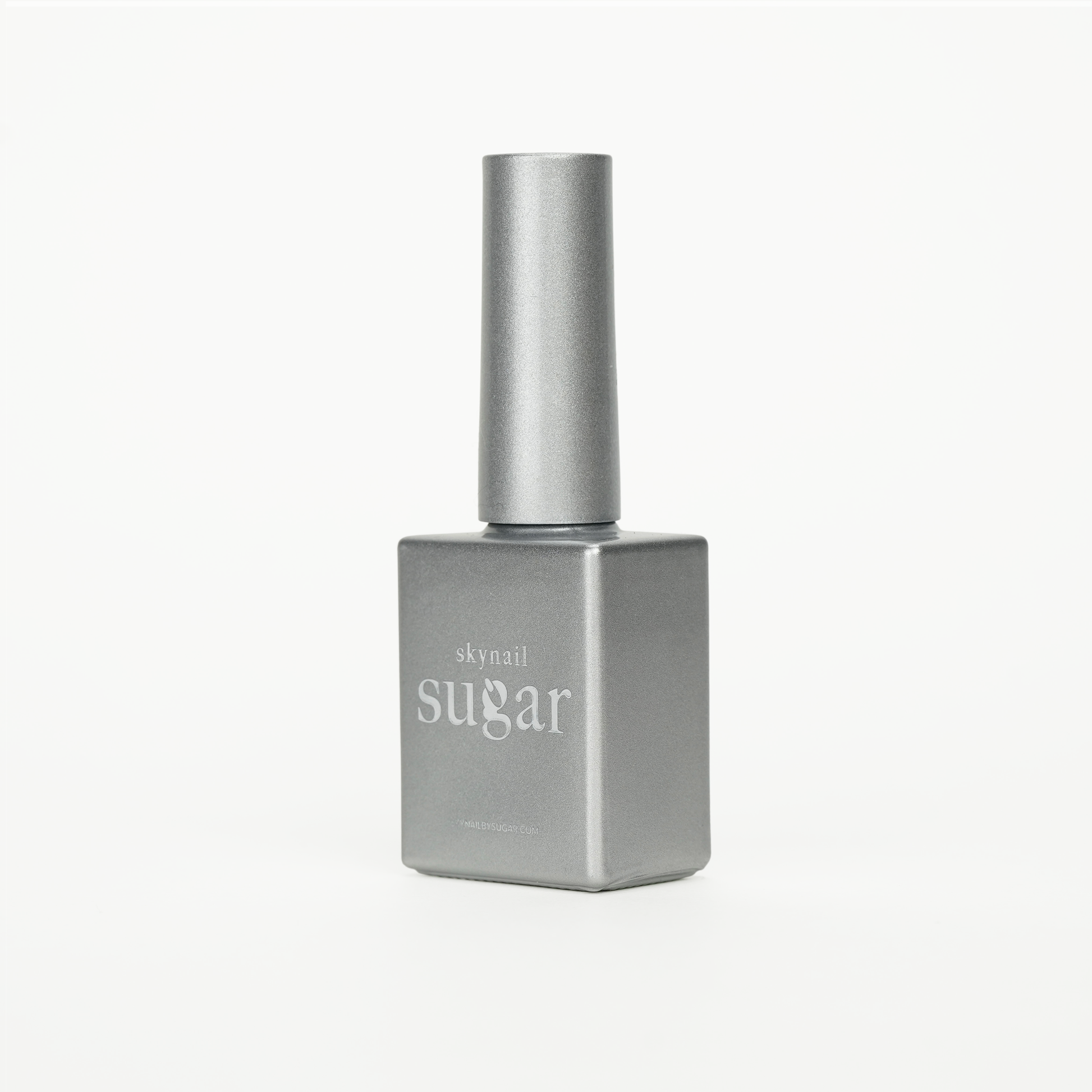 Bottle of glitter silver gel nail polish from Skynailbysugar