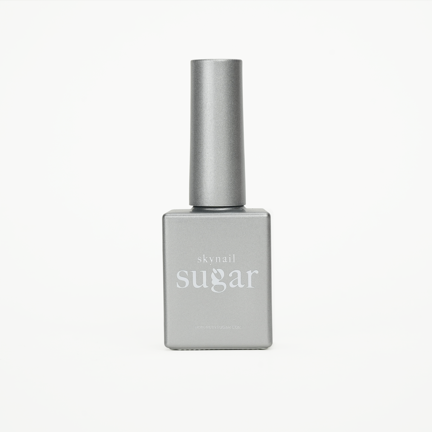 Bottle of glitter sparkle silver gel nail polish from Skynailbysugar