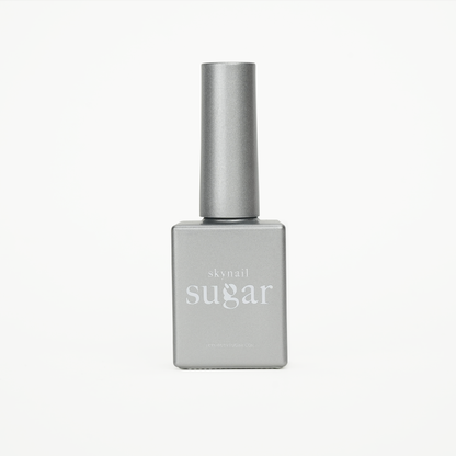 Bottle of glitter sparkle silver gel nail polish from Skynailbysugar
