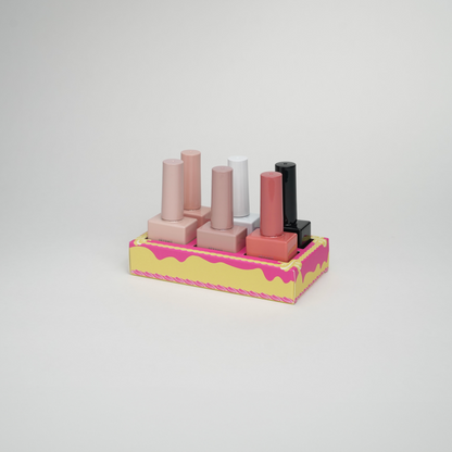 Set of gel nail polishes from the Skynailbysugar Syrup Collection