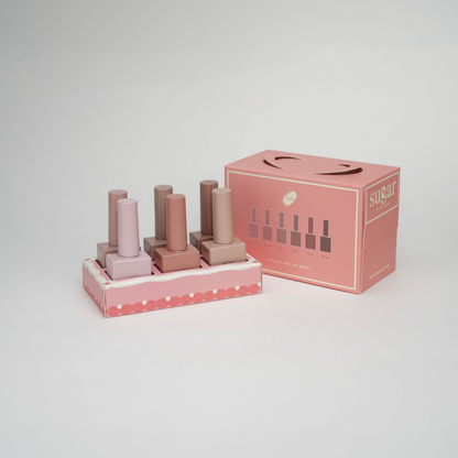 Set of gel nail polishes from the Skynailbysugar Nude Collection