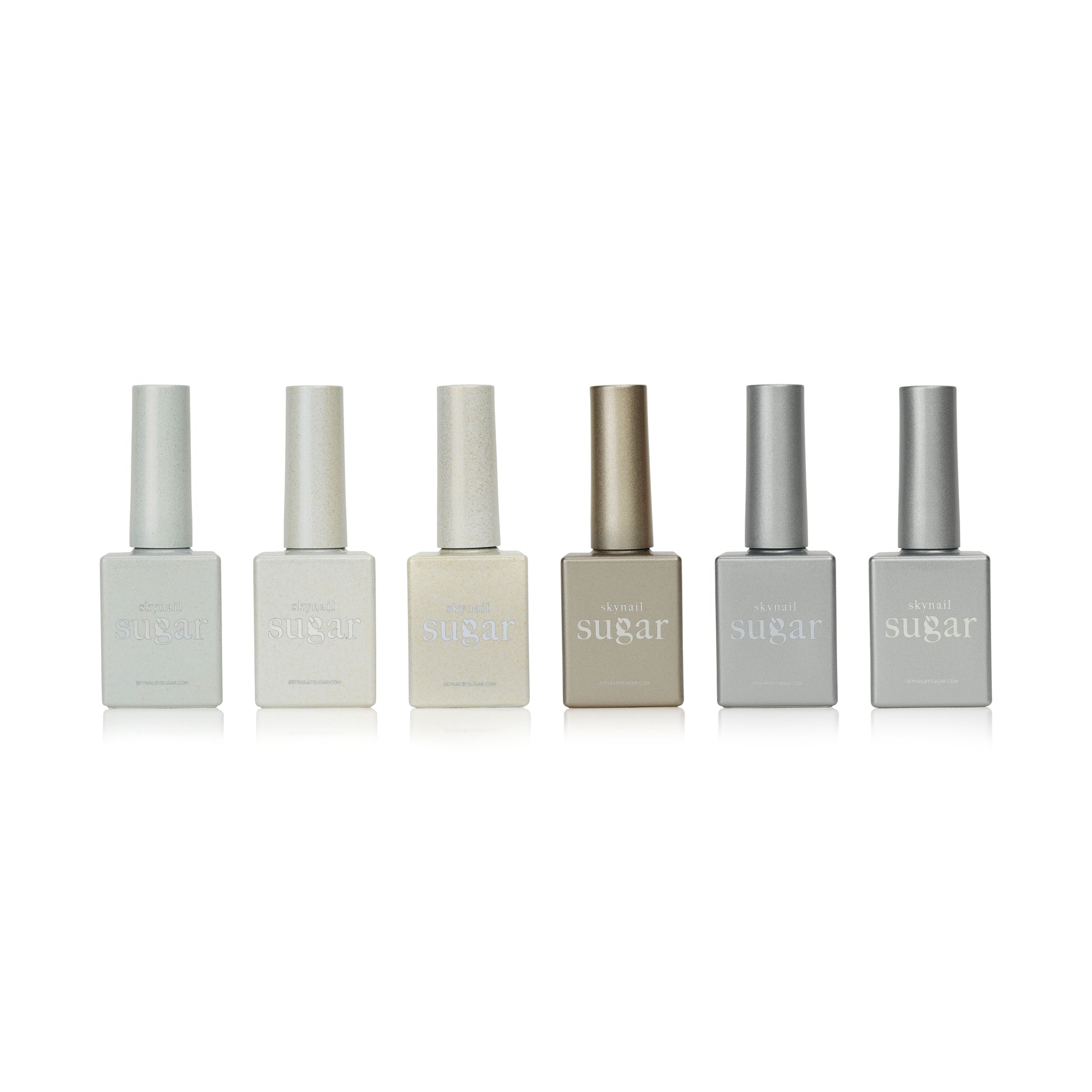 Set of gel nail polishes from the Skynailbysugar Glitter Collection