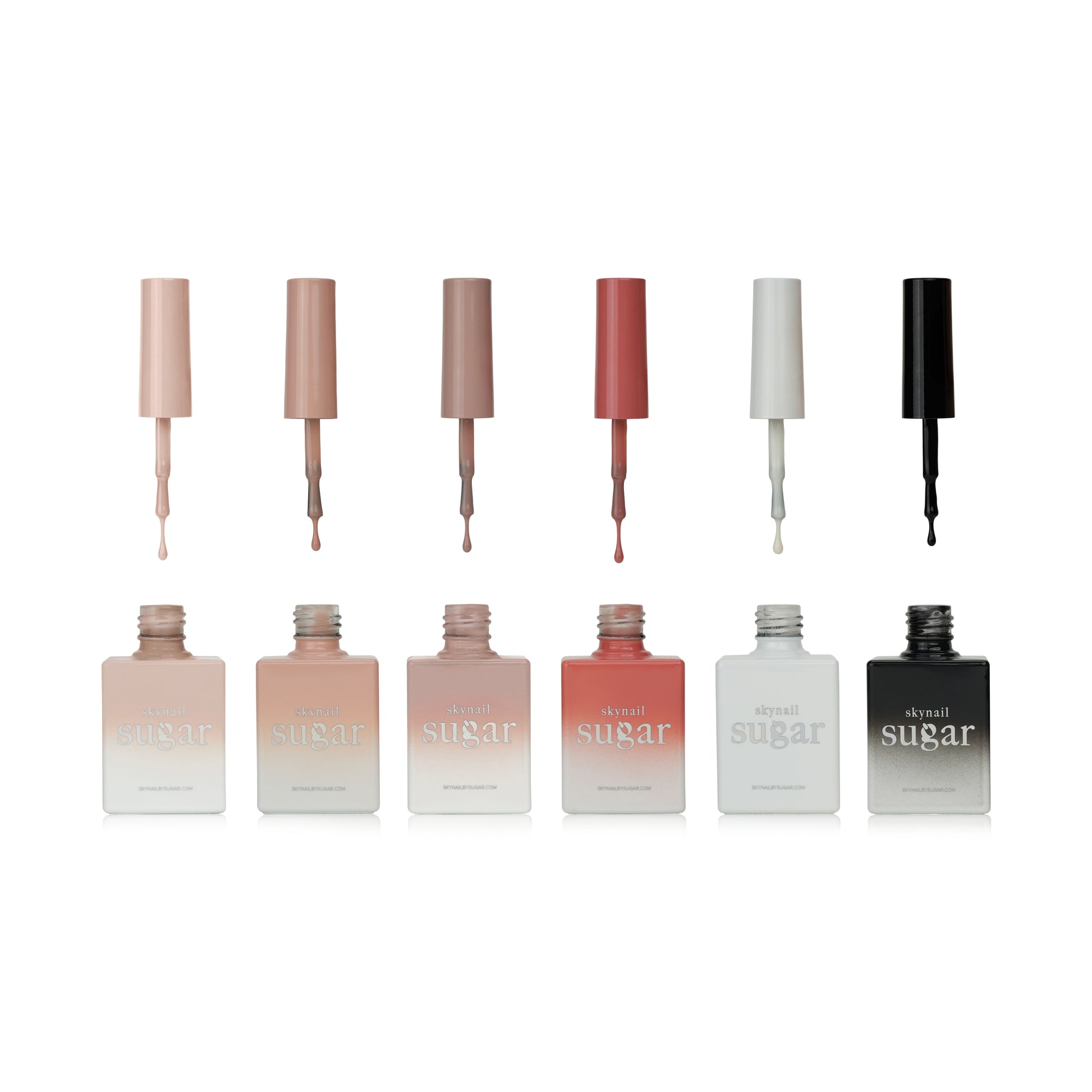 Set of gel nail polishes from the Skynailbysugar Syrup Collection