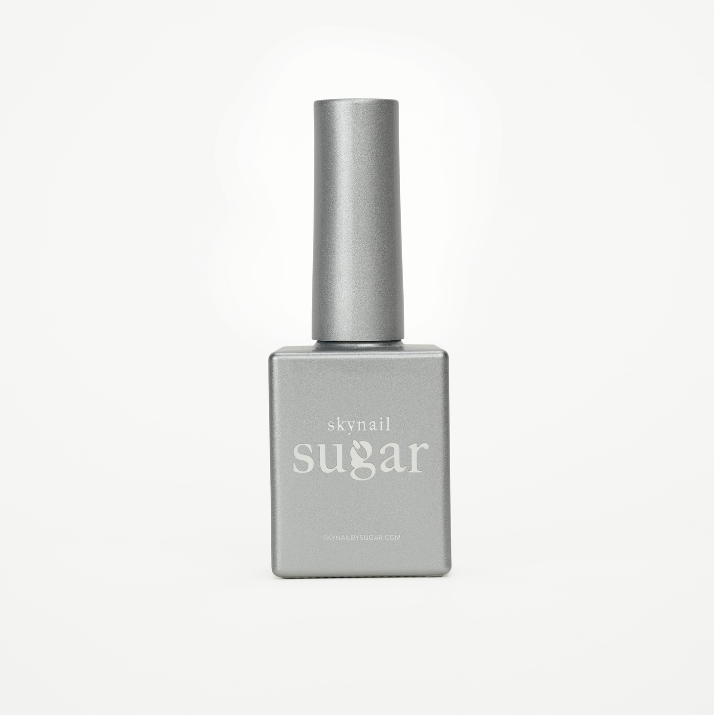 Bottle of glitter silver gel nail polish from Skynailbysugar