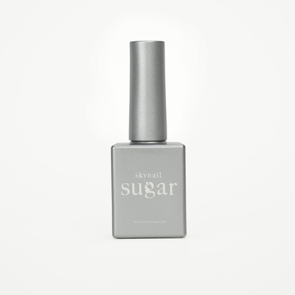 Bottle of glitter silver gel nail polish from Skynailbysugar