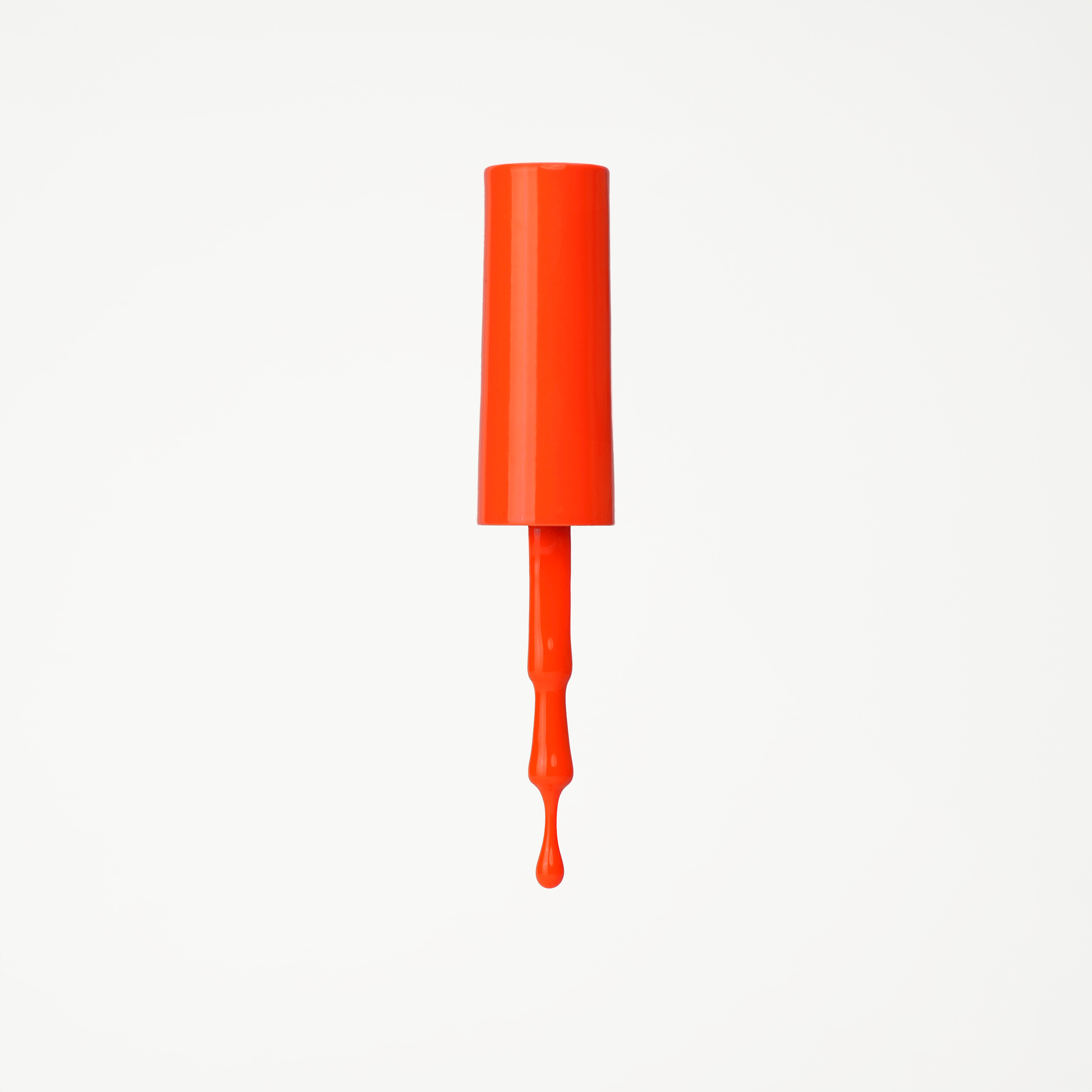 Bottle of neon orange gel nail polish from Skynailbysugar