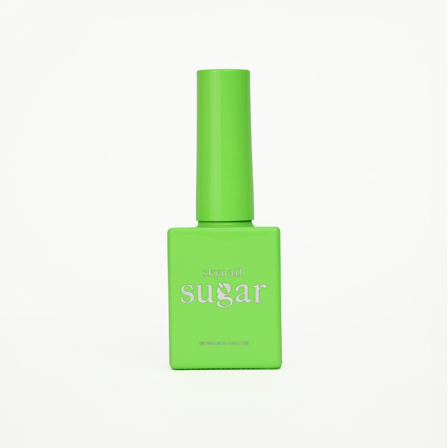 Bottle of neon green gel nail polish from Skynailbysugar