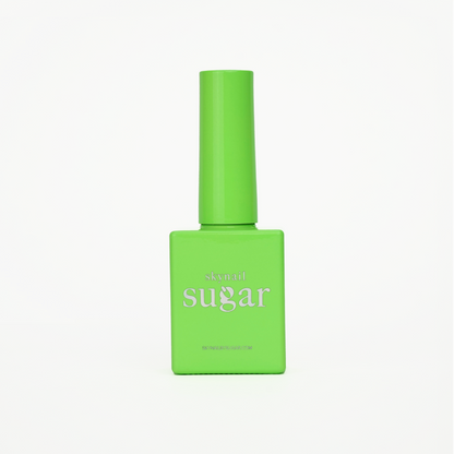 Bottle of neon green gel nail polish from Skynailbysugar