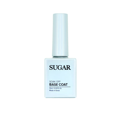 SUGAR BASE GEL SET WITH PH+, GEL BASE, GEL TOP COAT.
