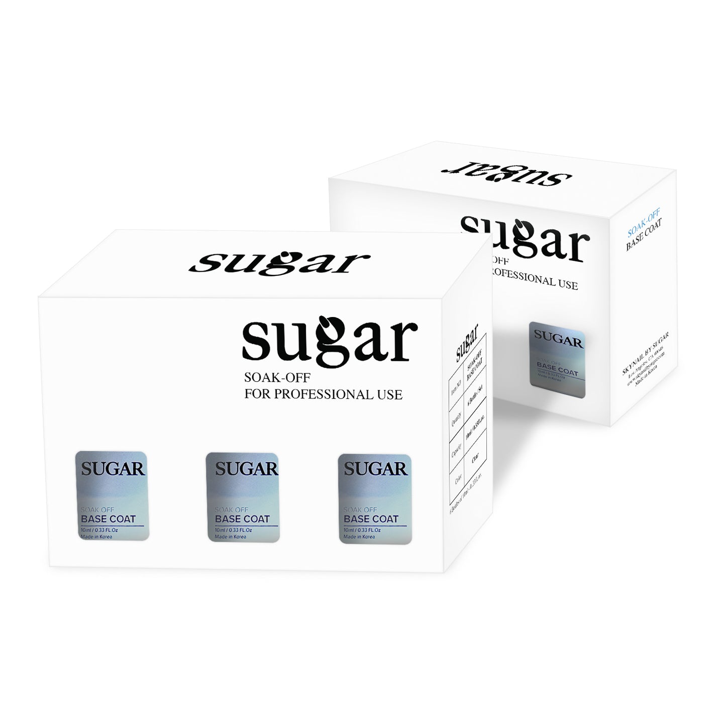 SUGAR Base Coat 6 Bottles