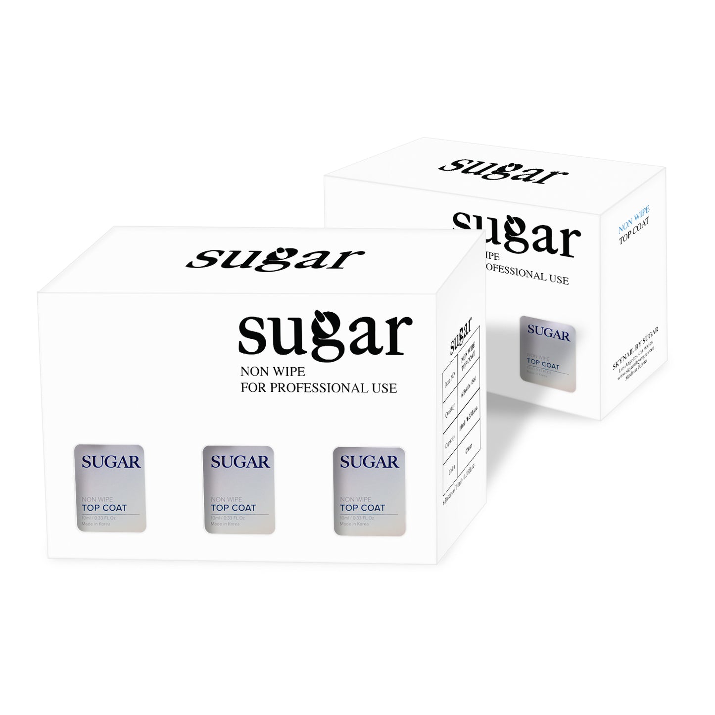 SUGAR Top Coat 6 Bottles