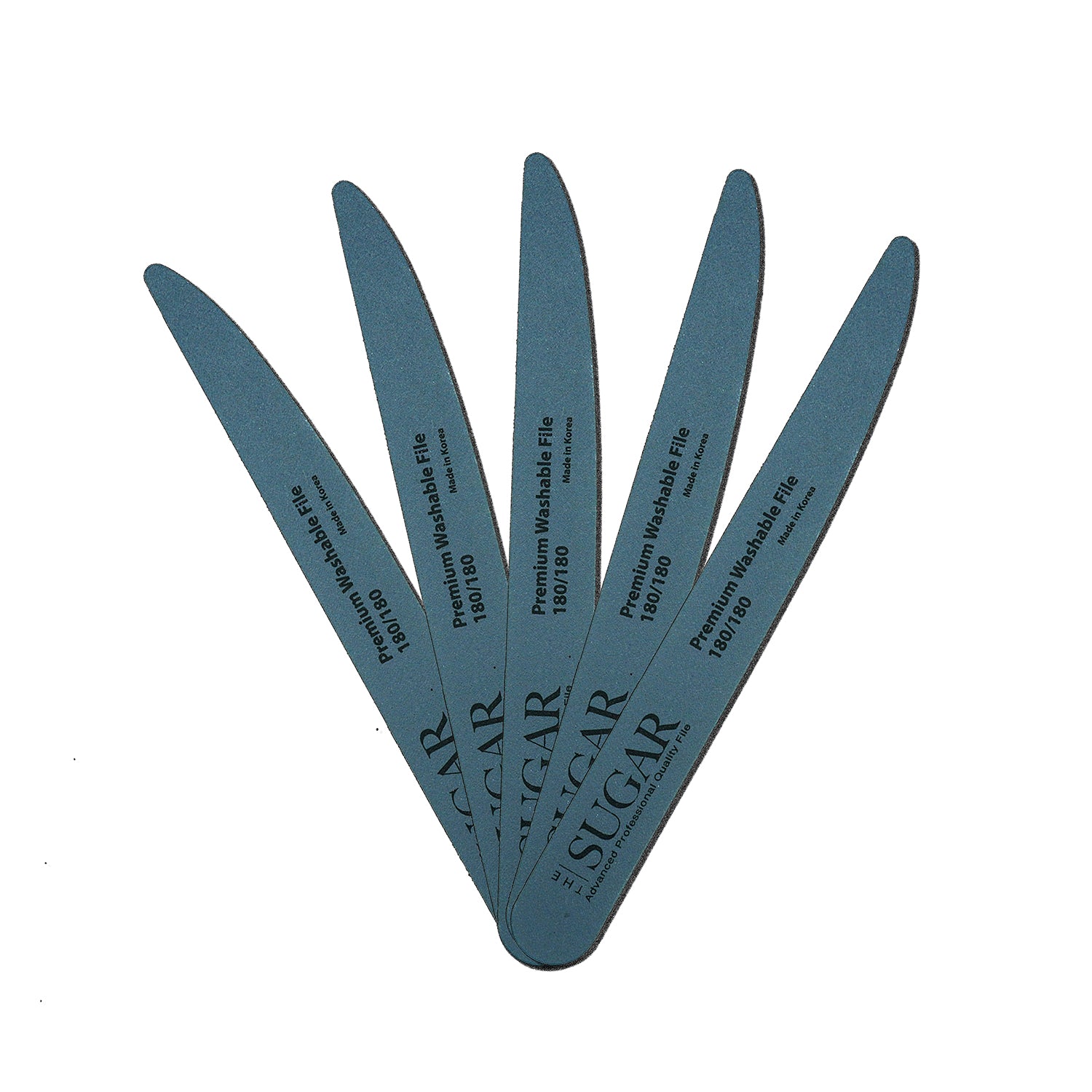 5pcs of washable Double Side Knife 180/180 nail file from Skynailbysugar